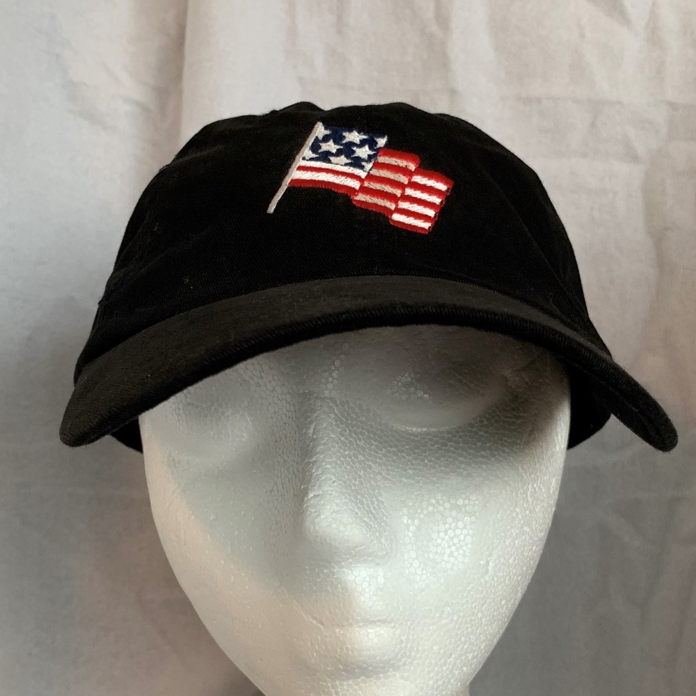 Embroidered American Flag Cap - EUC
